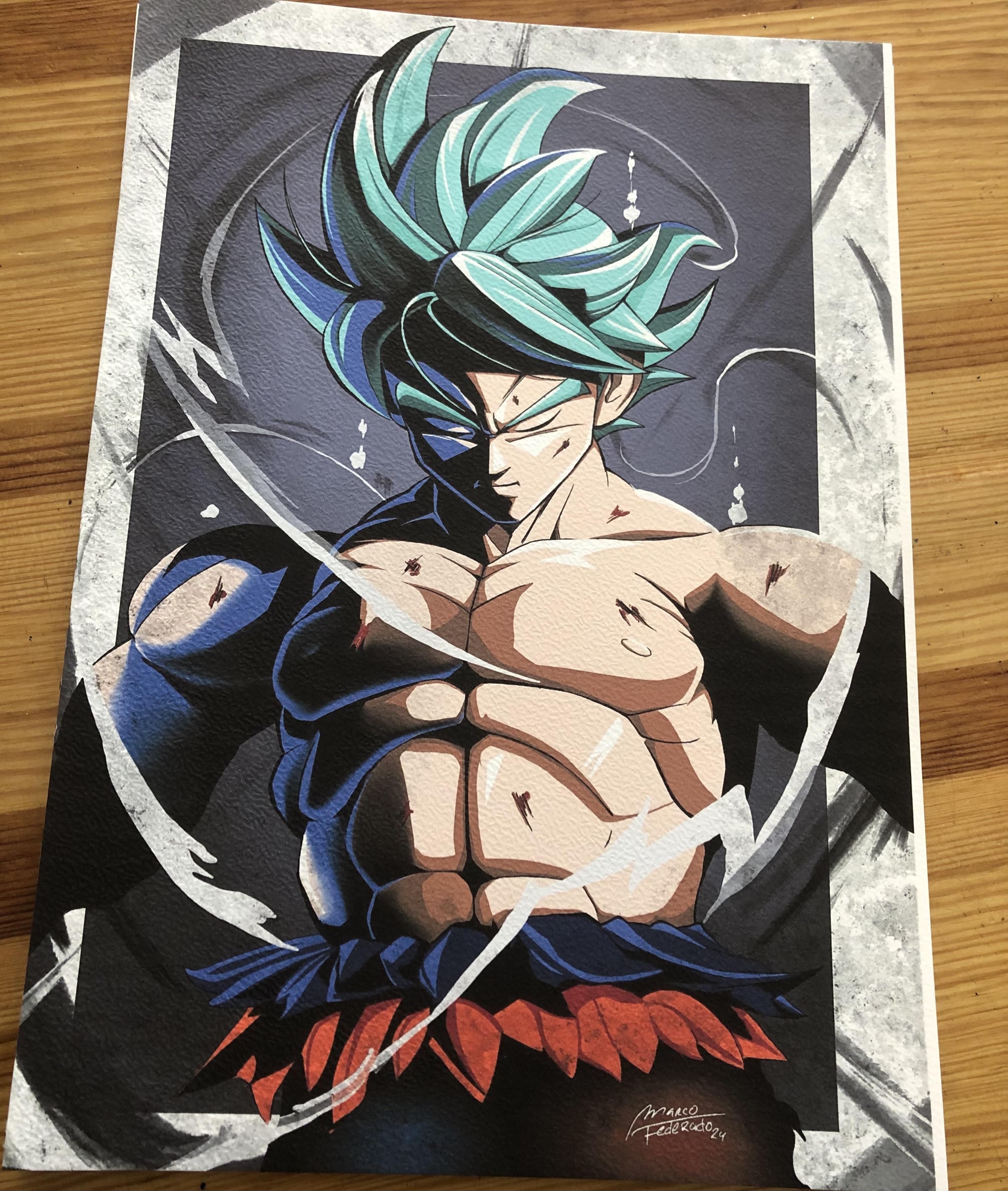 Goku UI Print- Marco Federado