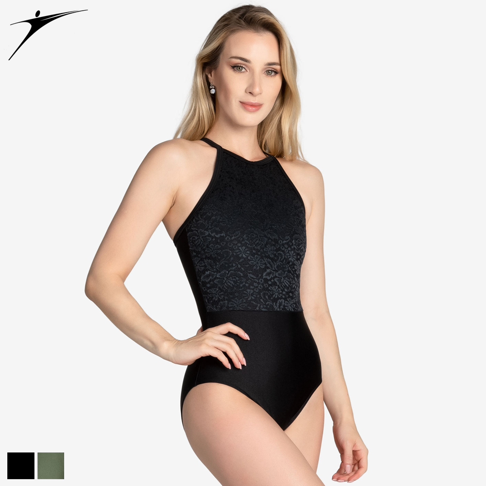 Maillot com renda floral no busto