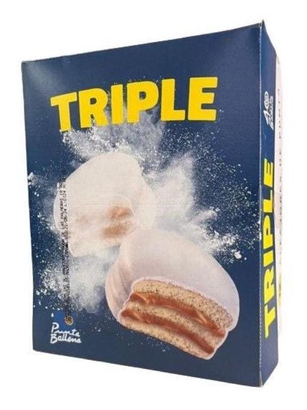 Alfajores Punta Ballena Triple Nieve x 12 uds.