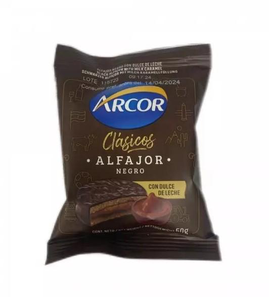 Alfajores Arcor Clasicos -Negro- x 18 uds.