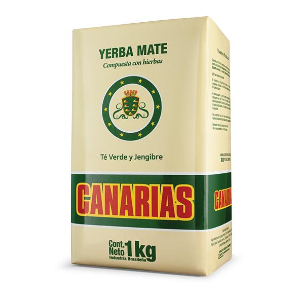 Canarias Te Verde y Jengibre x 1kg.