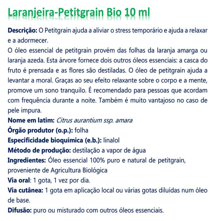 Óleo Essencial Laranjeira Petitgrain 10ml 