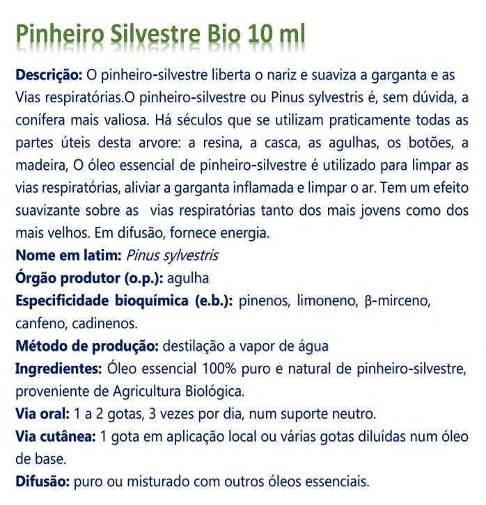 Óleo Essencial Pinheiro Silvestre 10ml