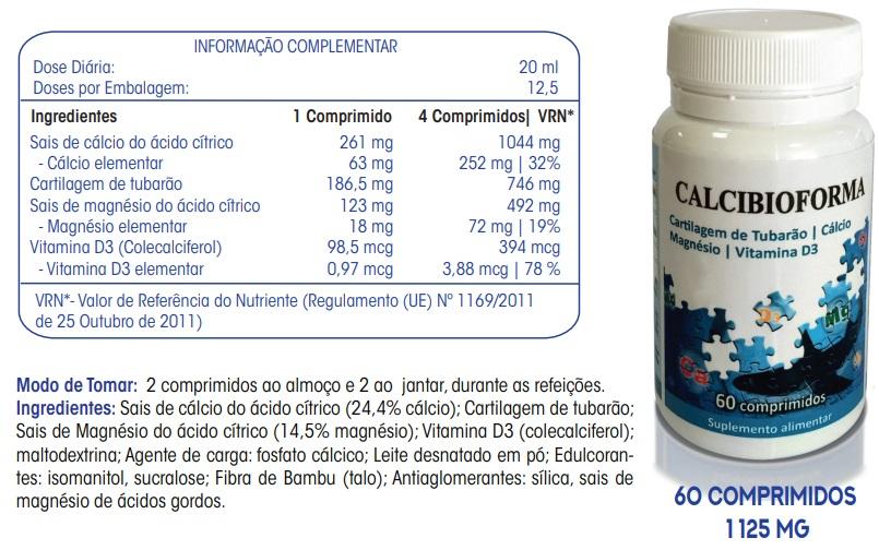 Calcibioforma 60 Comprimidos