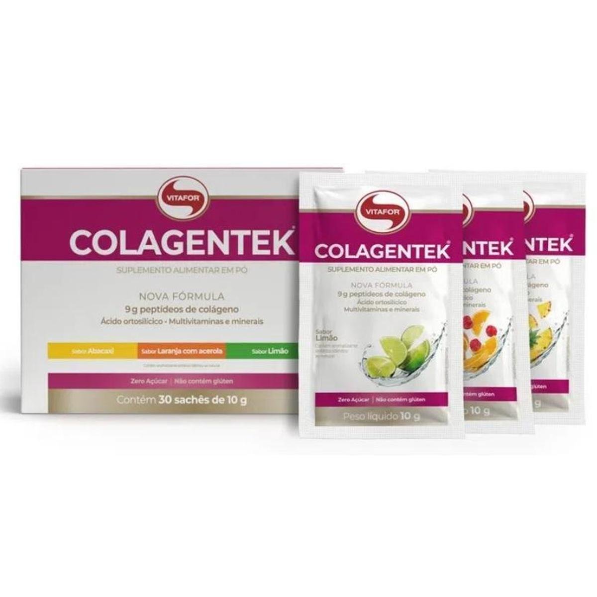 Colagentek 30 Saquetas de 10g (Vários Sabores)