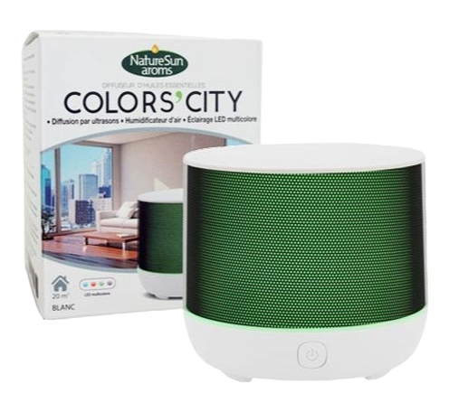 Difusor de Óleos Essenciais Colors City Branco