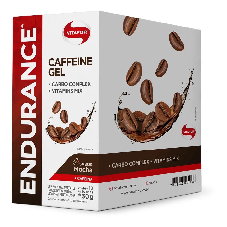 Endurance Caffeine Gel 12 saquetas 30g