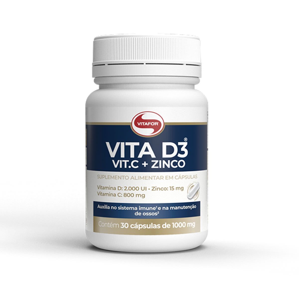 Vita D3 + C + Zinco 1000mg