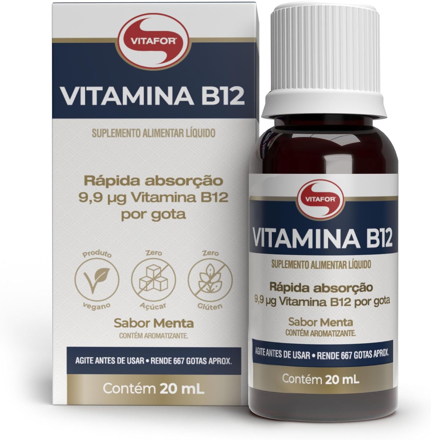 Vitamina B12 Gotas 20ml Menta