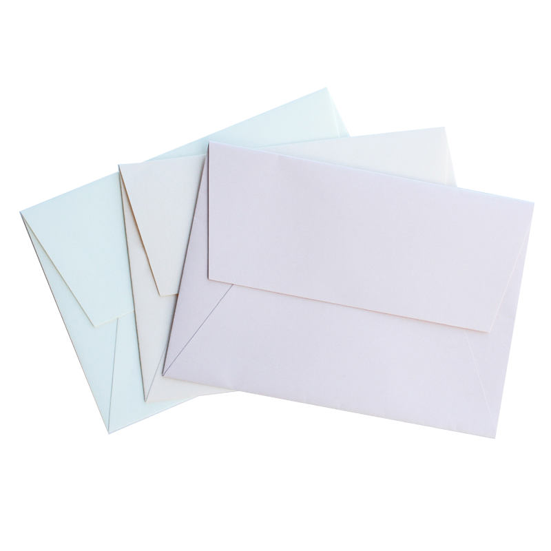 Envelope Pala recta - Branco Natural / 1