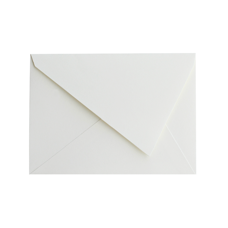 Envelope Pala enviezada, branco natural - sem liner / 1