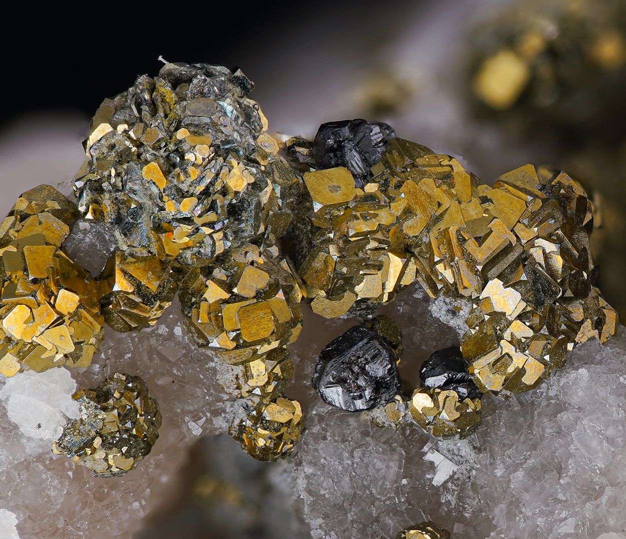 Sphalerite, pyrite and marcasite - Martelange