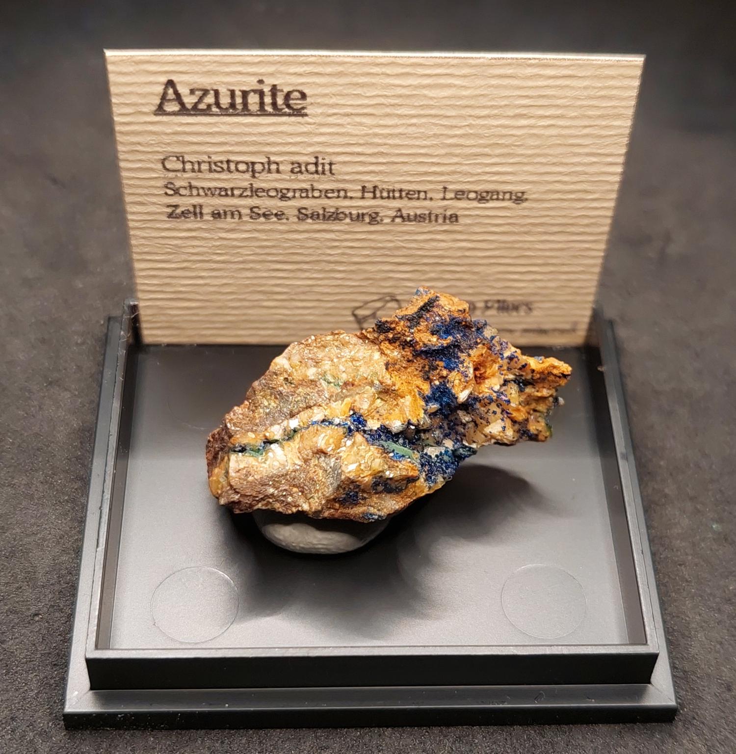 Azurite - Christoph adit