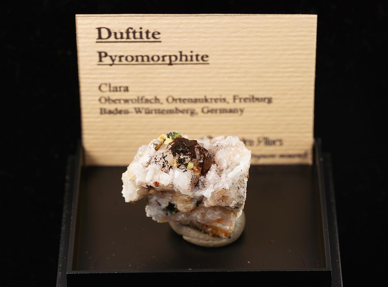 Duftite & pyromorphite - Clara Mine