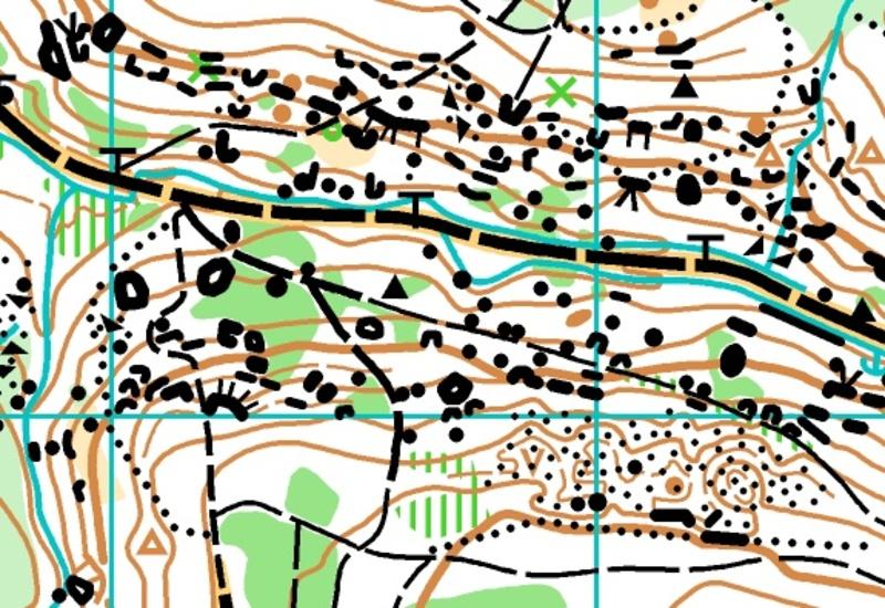 (286) - Mapa Valléede L´ourche Pedestre - França2024