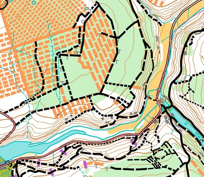 (285) - Mapa Valléede L´ourche OriBtt - França2024