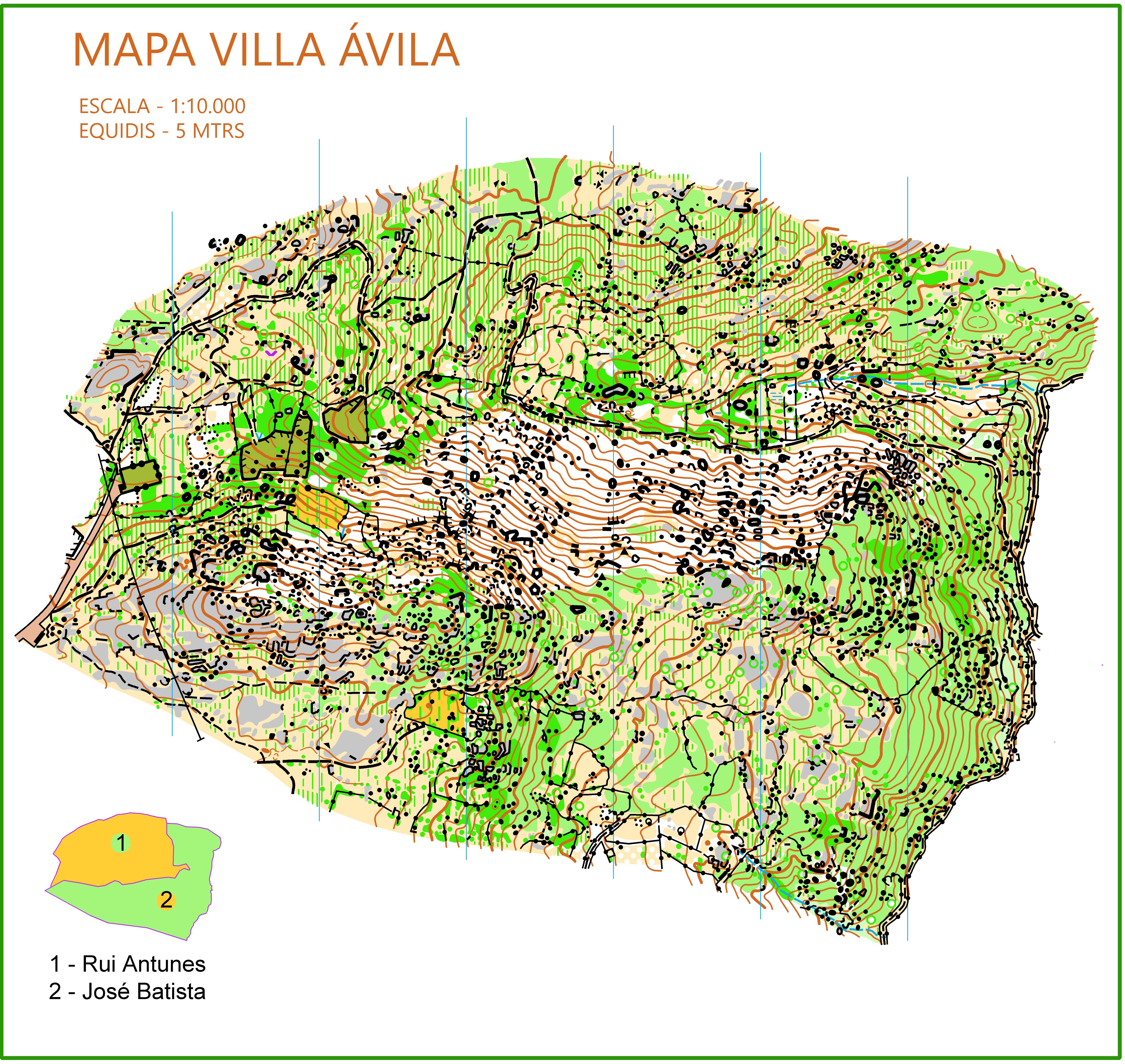 (212) - Villa Ávila Map - Spain June / July2017