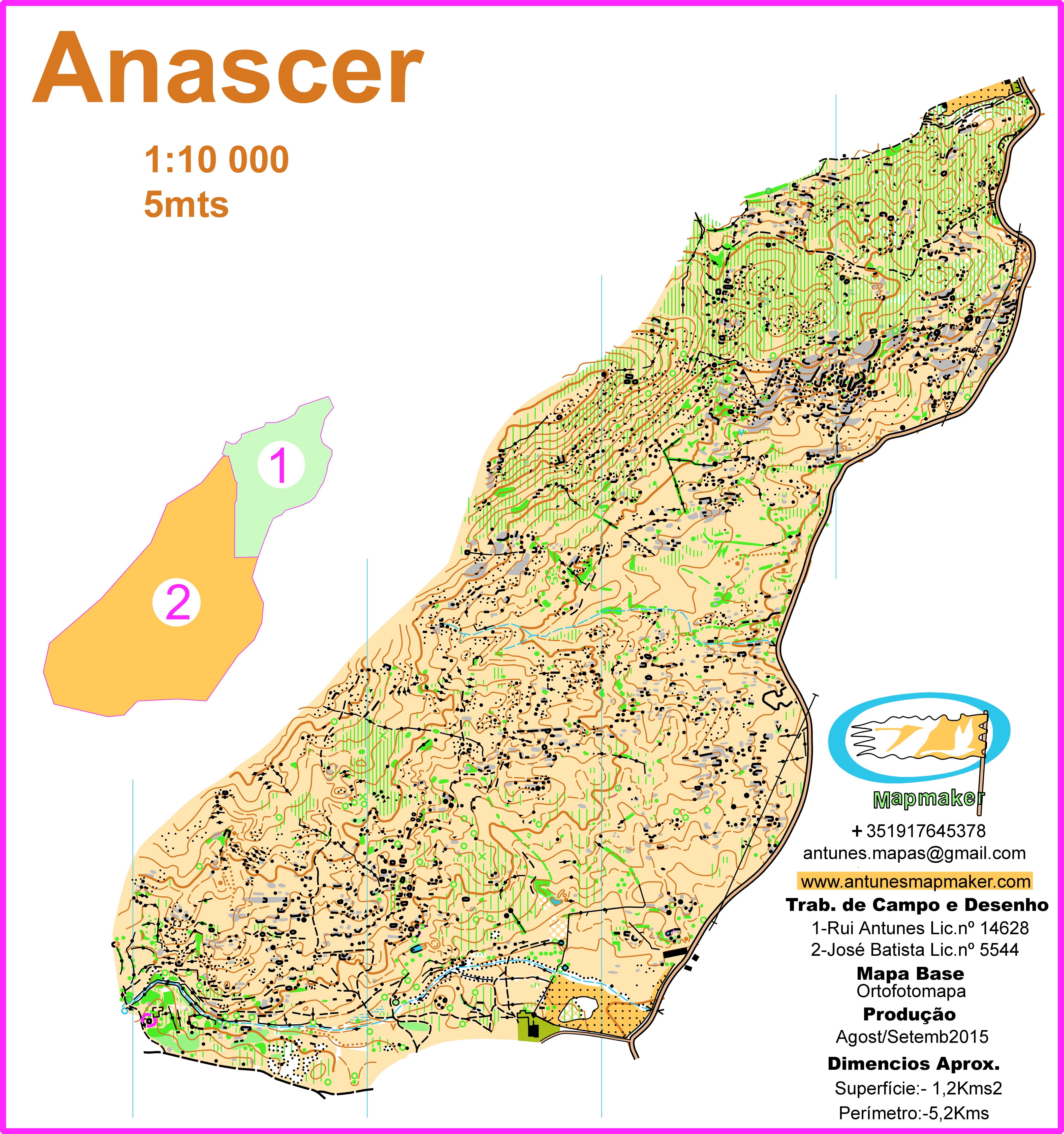 (183) - Map of ANASCER-Portugal SET2015
