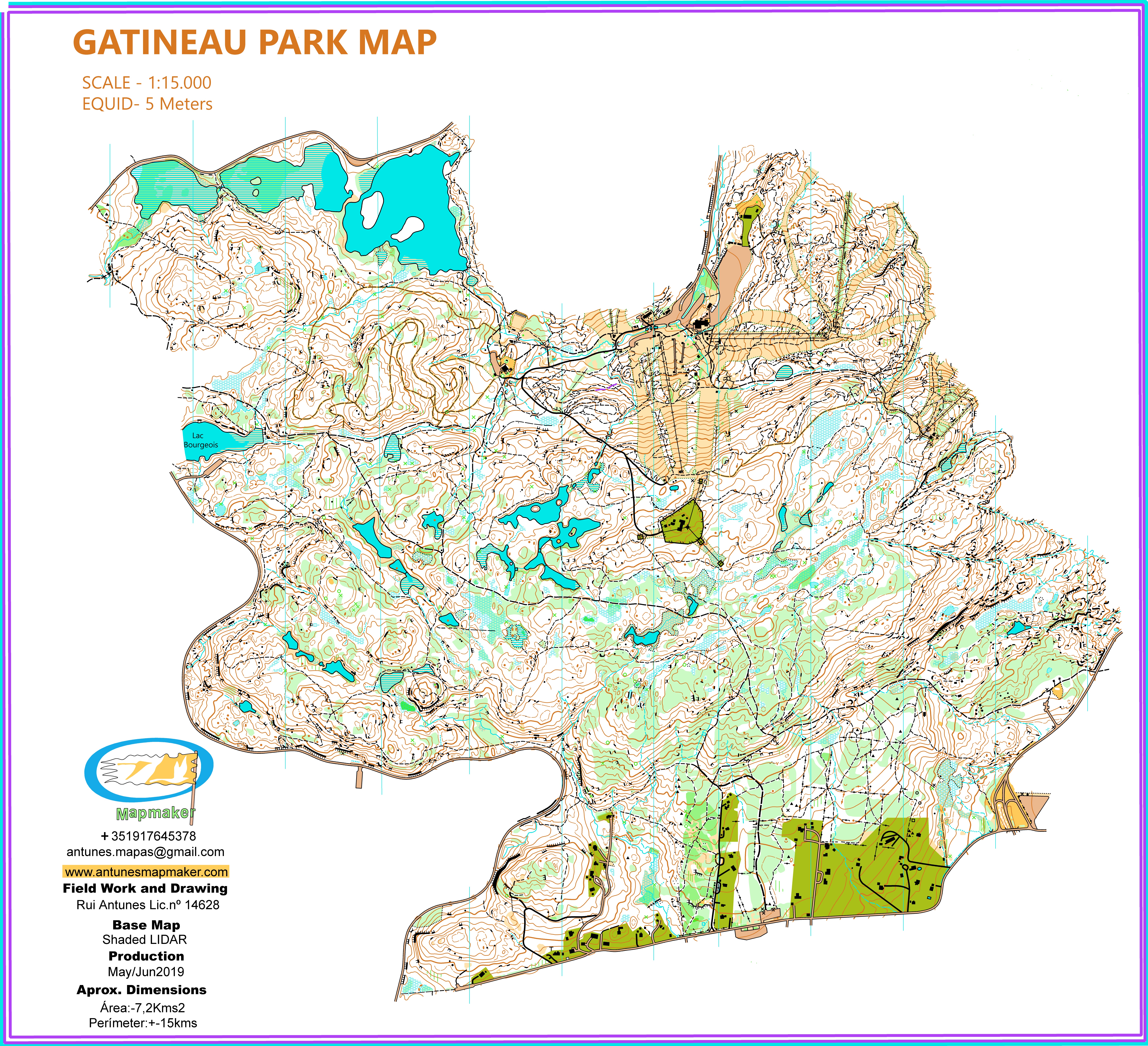 (235) Map Gatineau Park2019 - Canada / May / June2019