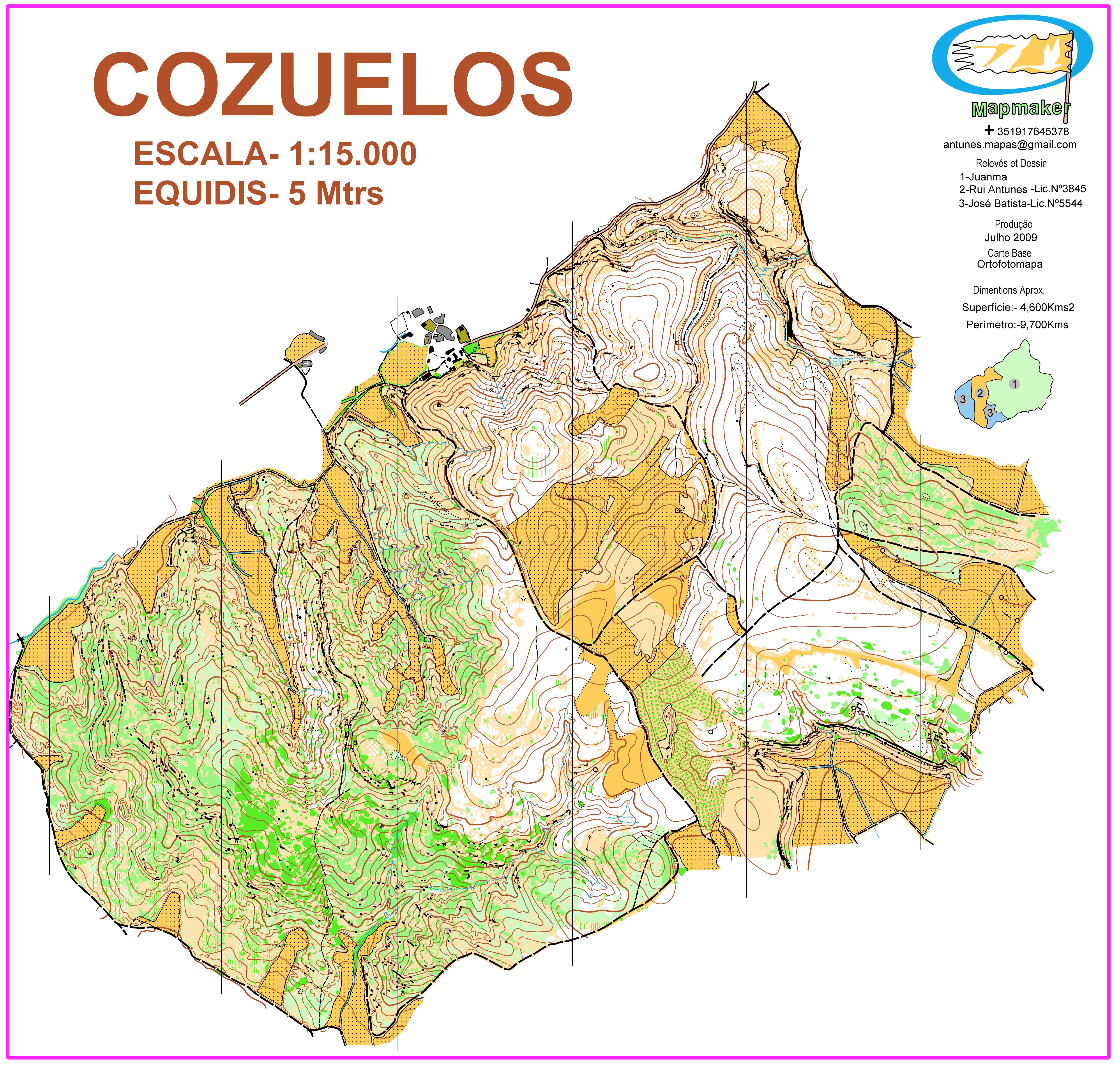 (97) - Map  Cuzoelos -Spain 2009.