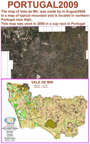 (98) - Map of Vale de Mir-Portugal - Aug2009.