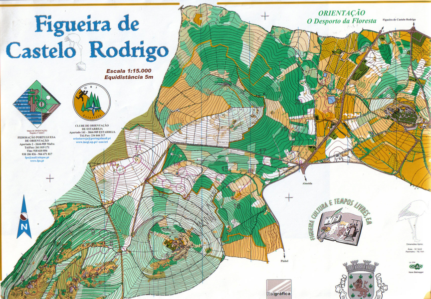 (22) Mapa de Fig. Castelo Rodrigo-Portugal - Jan2002.