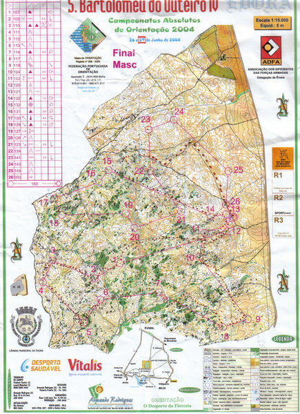 (35) Mapa de S.Bartolomeu do Outeiro-Portugal - Nov2004.