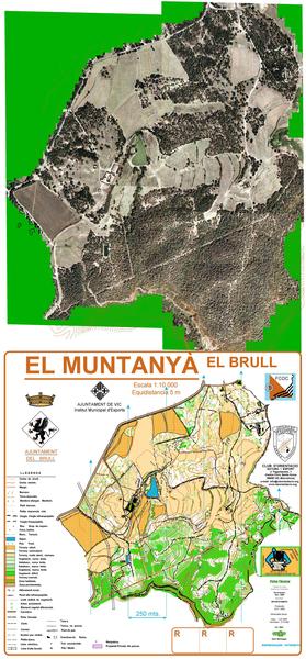 (52) Mapa de Muntania-Spain/Catalunha - October2006.