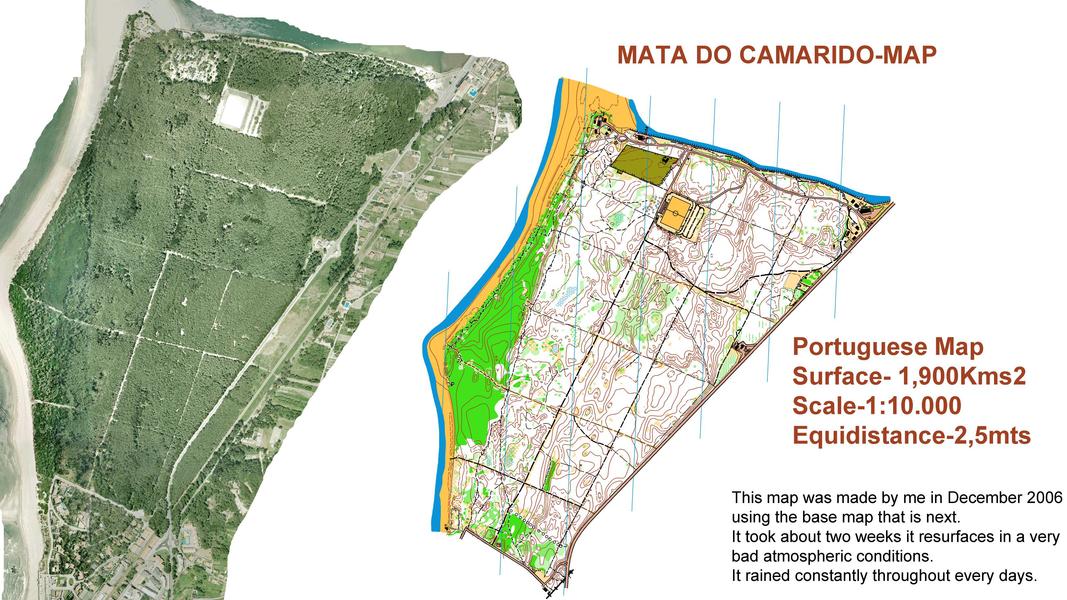 (55) Mapa da Mata do Camarido-Portugal - December2006