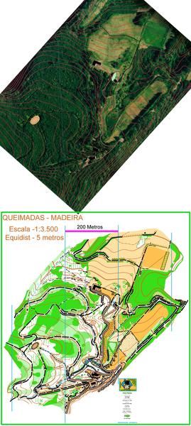 (60) Mapa de Queimadas- Madeira/Portugal - 2007.