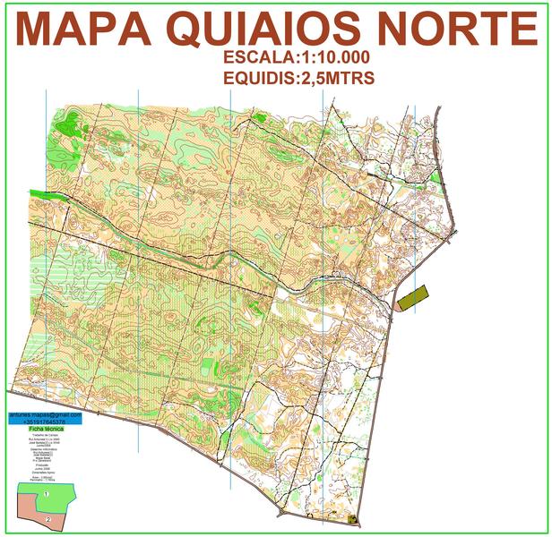 (69) Mapa de  Quiaios Norte-Portugal - Jun2008.