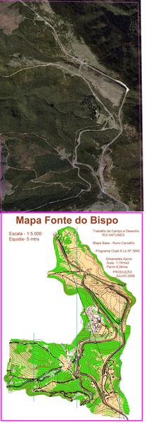 (73) Mapa da Fonte do Bispo-Madeira/Portugal-2008.