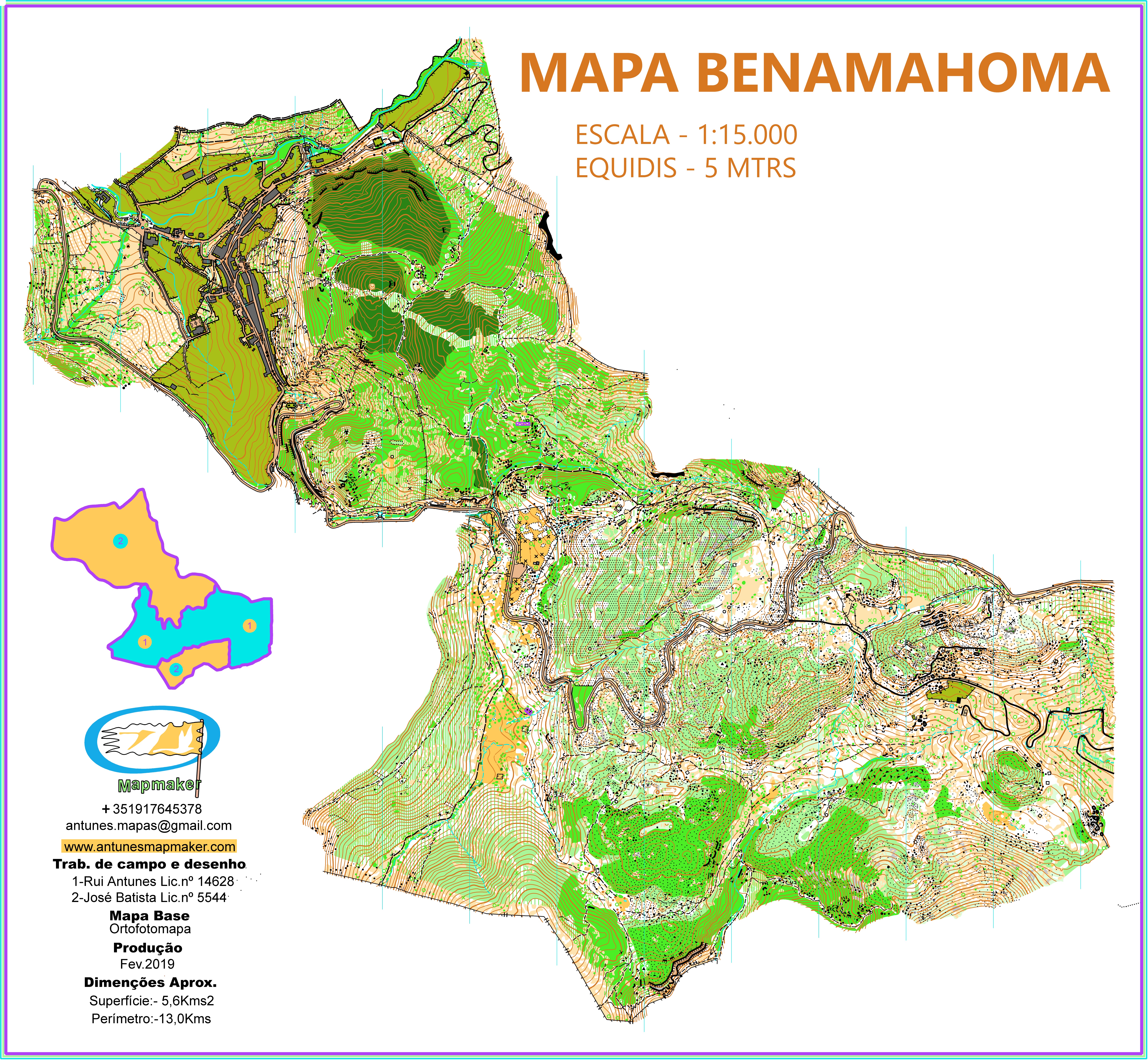 (231) - Map Benamahoma2019 / Spain-February2019