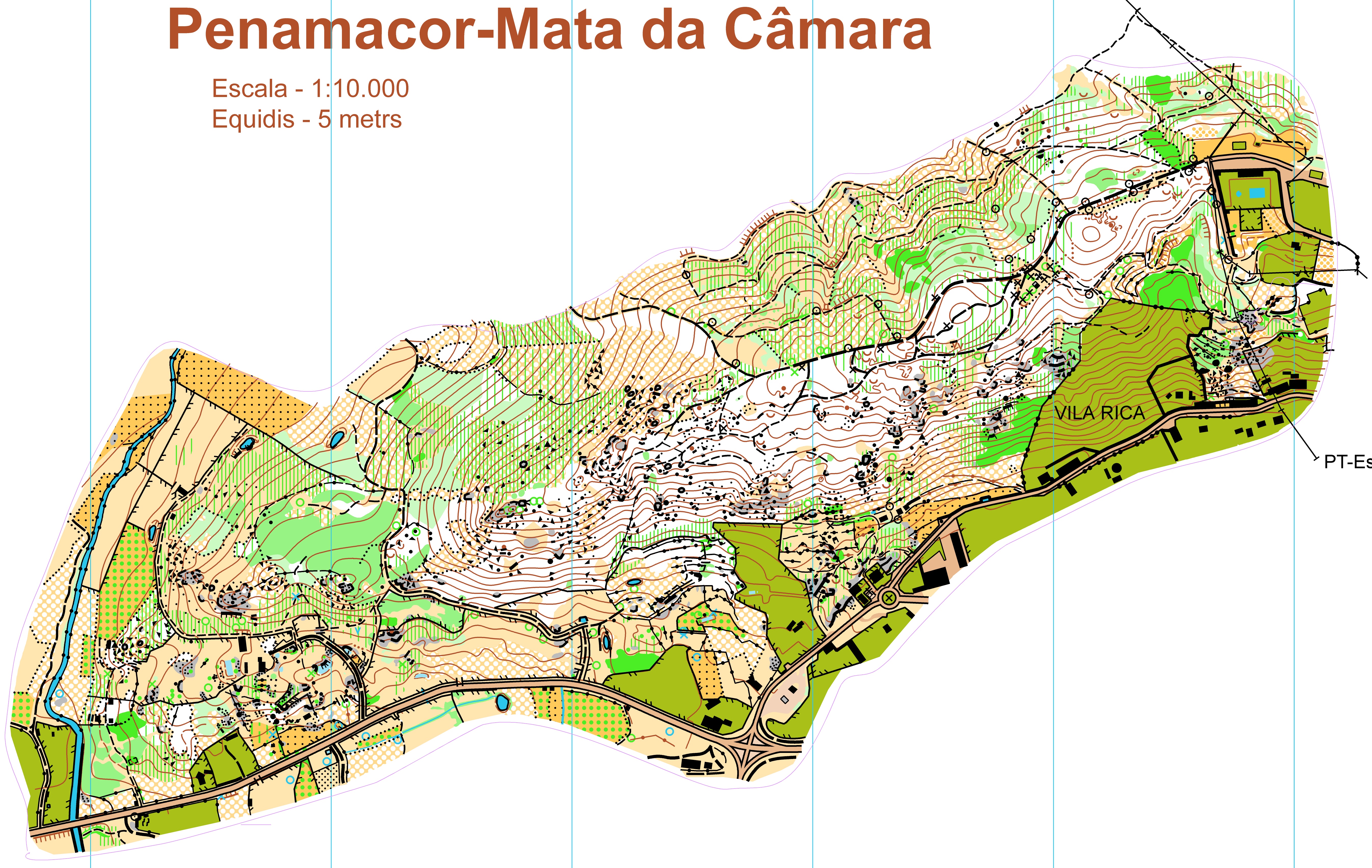 (190) - Mata da Câmara-Portugal Map DEC 2015