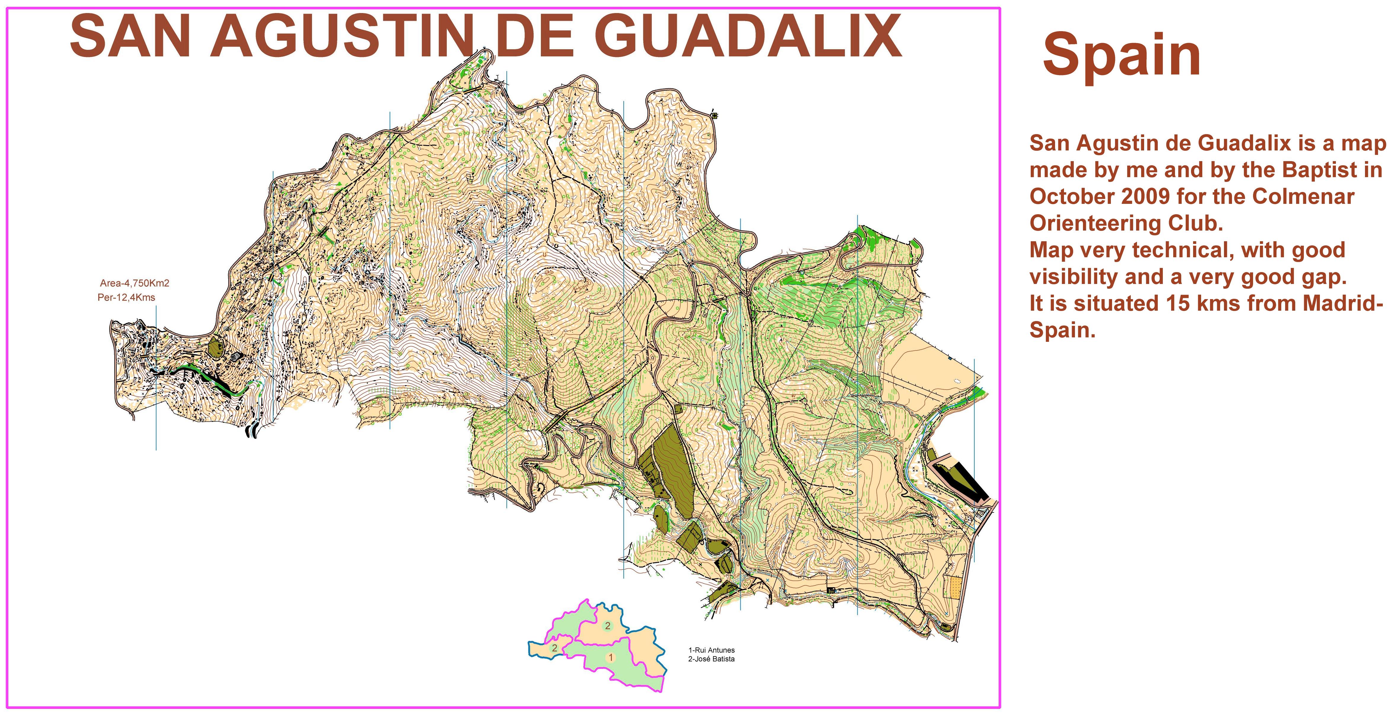 (105) - Map San Agustin de Guadalix-SpainOct2009.