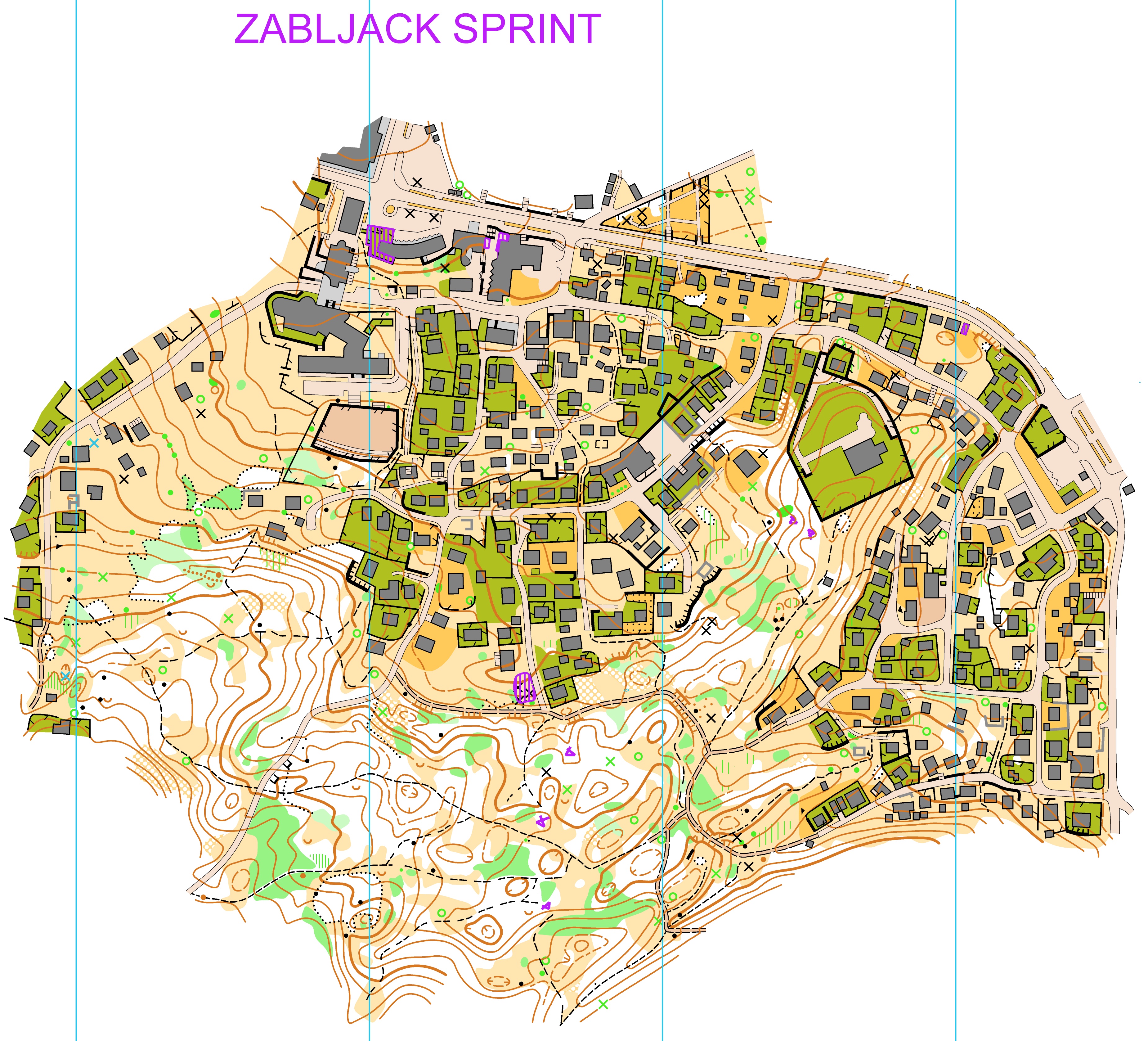(196) - Zabljak Sprint Map - Montenegro JUN2016