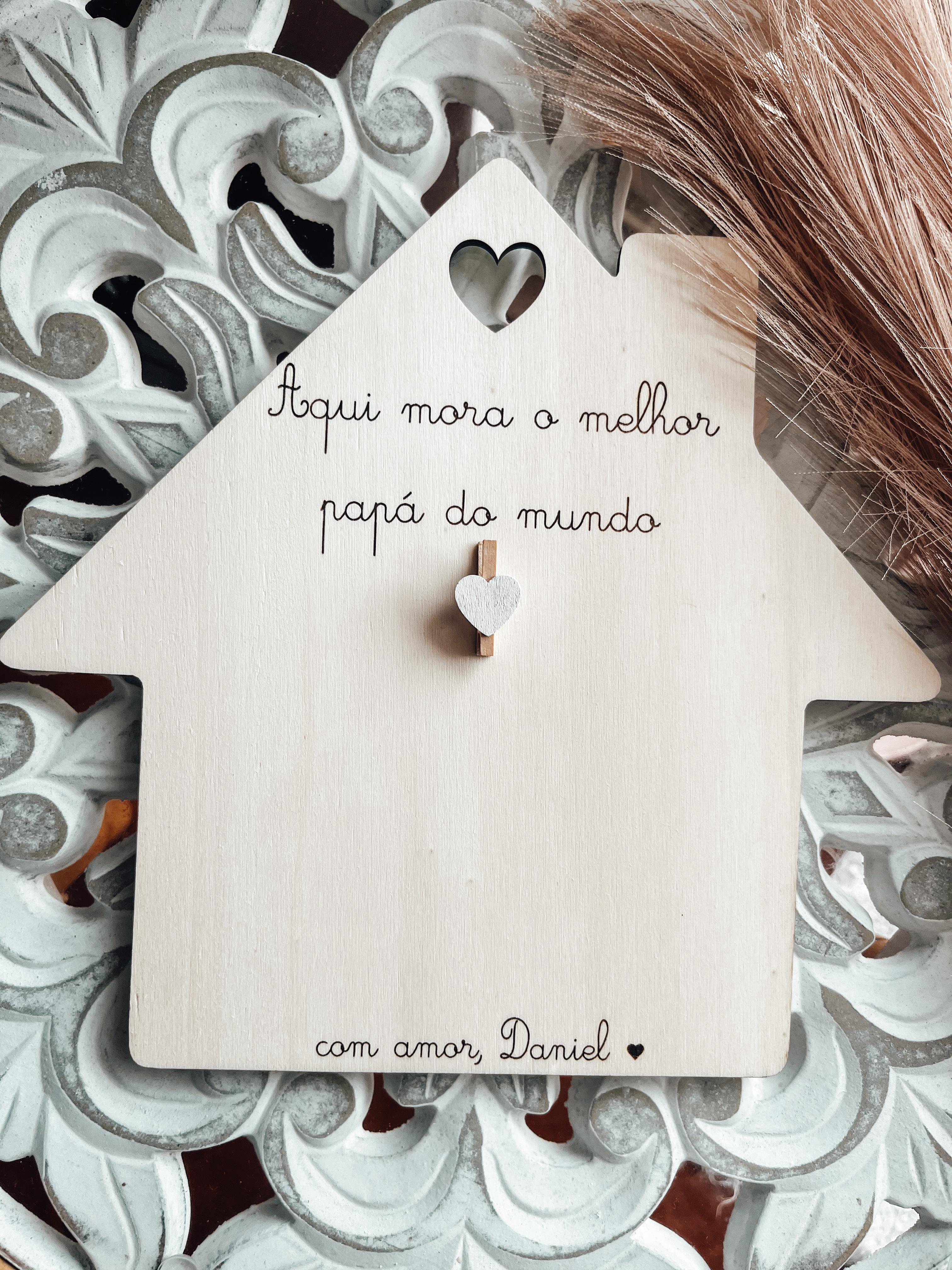 Placa Decorativa Personalizada - Pai I