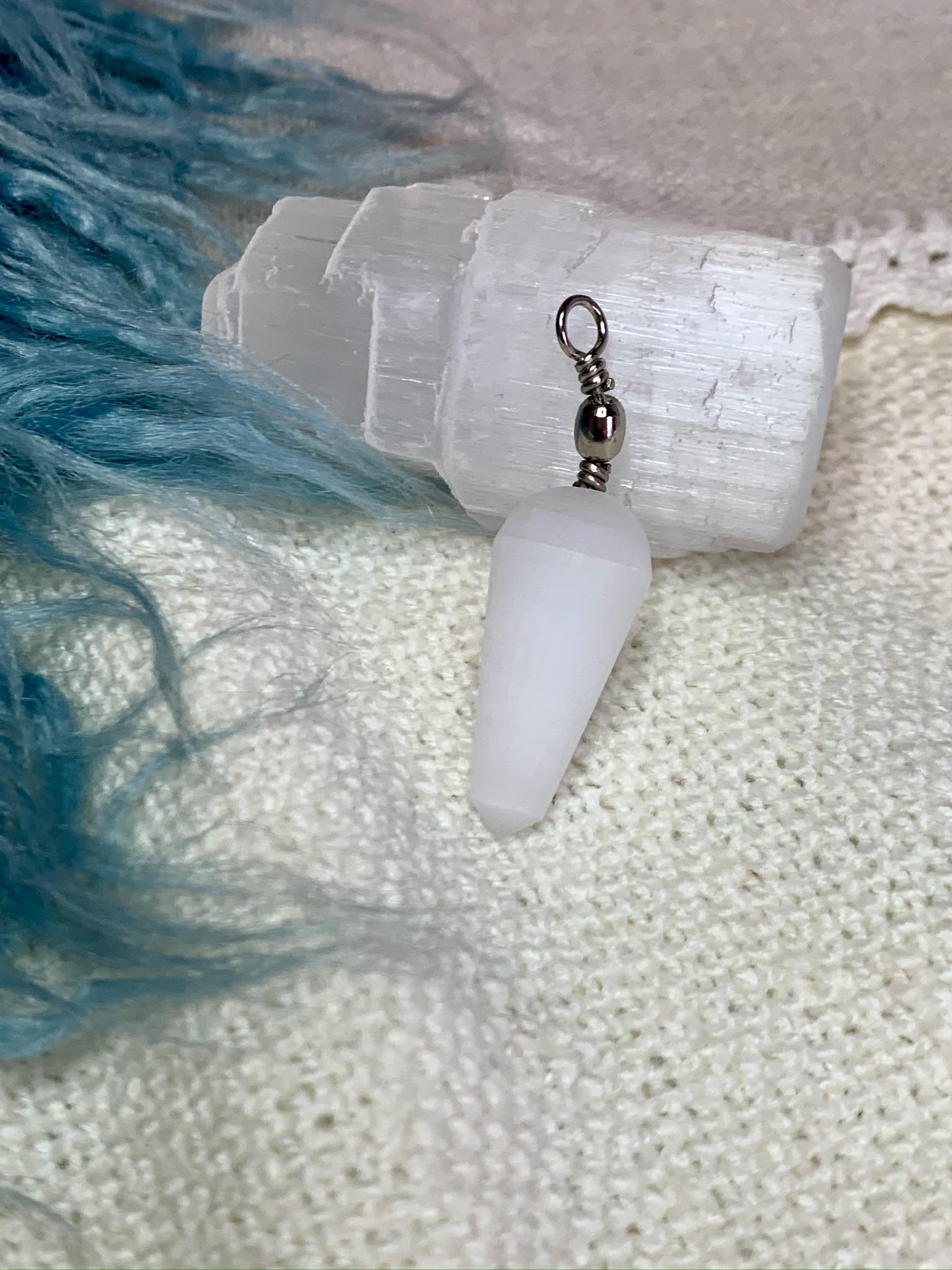 Pendente Gota Selenite