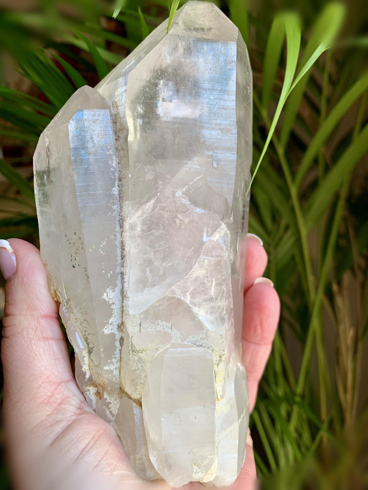 Ponta Quartzo Cristal