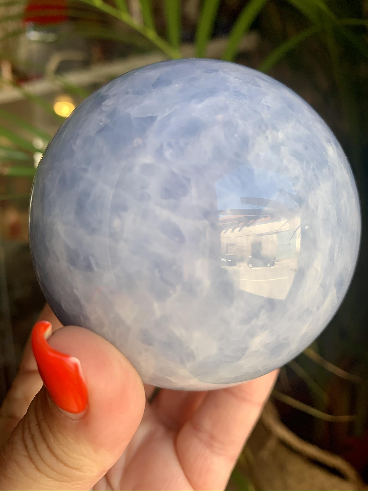 Esfera Calcite Azul 