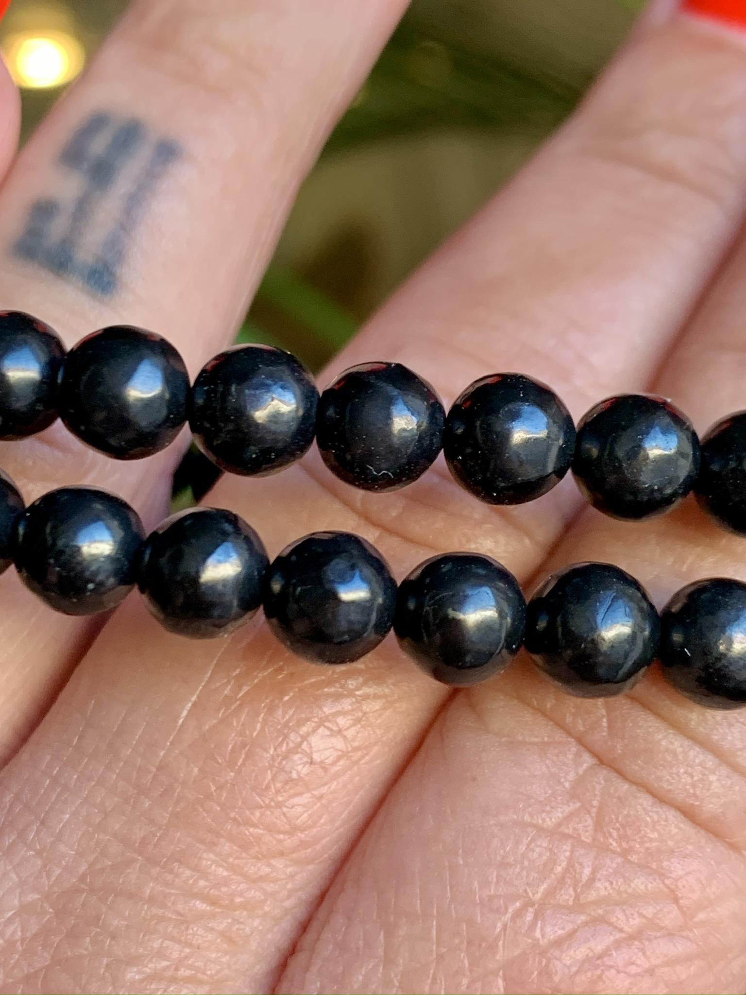 Pulseira Shungite 6 mm 