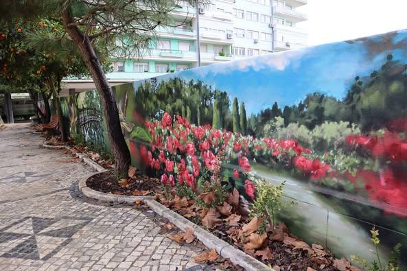 Ribeiro Telles eternizado por Styler num mural em Lisboa